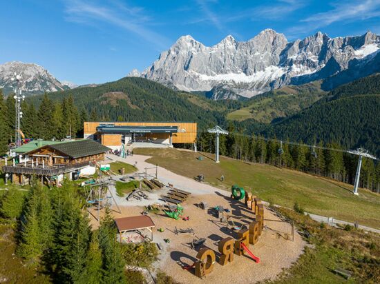 Rittisberg Bergstation in der Nähe vom Haus Hochegg